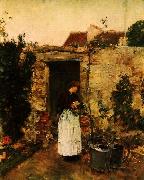 Childe Hassam The Garden Door oil painting artist